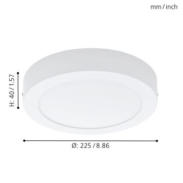 Eglo 94075 - plafonnier LED FUEVA 1 LED/16,47W/230V