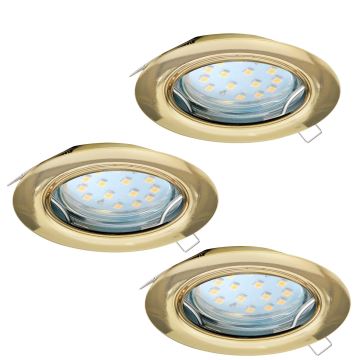 Eglo - SET 3x LED Inbouwspot PENETO 3xGU10-LED/3W/230V