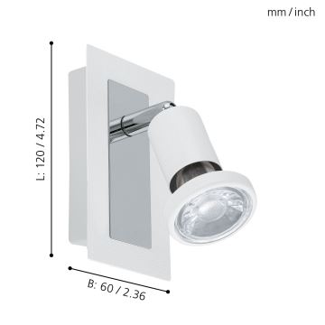 Eglo - LED Spot 1xGU10-LED/5W/230V