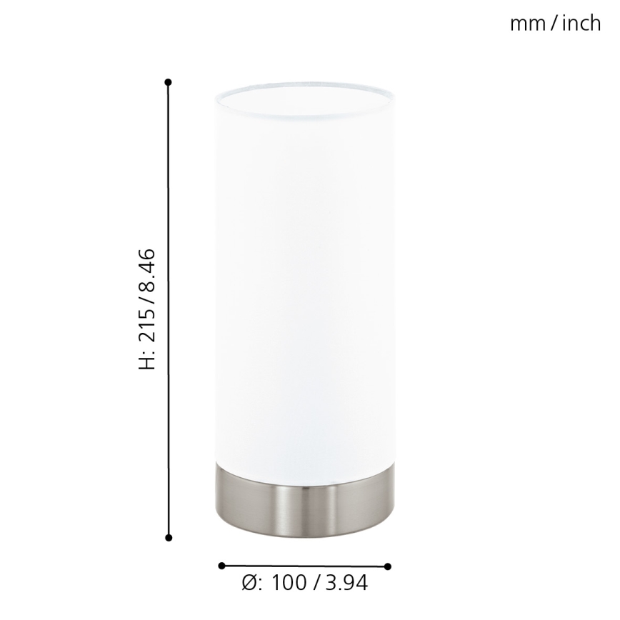 Eglo - lampe de table 1xE27/60W/230V