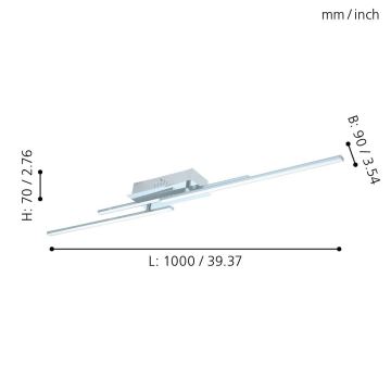 Eglo - plafonnier LED 3xLED/6W/230V