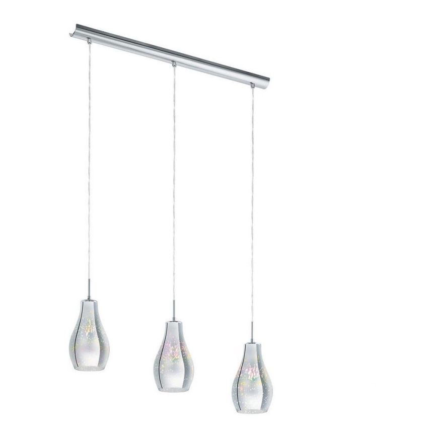 EGLO 96425 - Hanglamp aan koord ALVADERO 3xE14/40W/230V