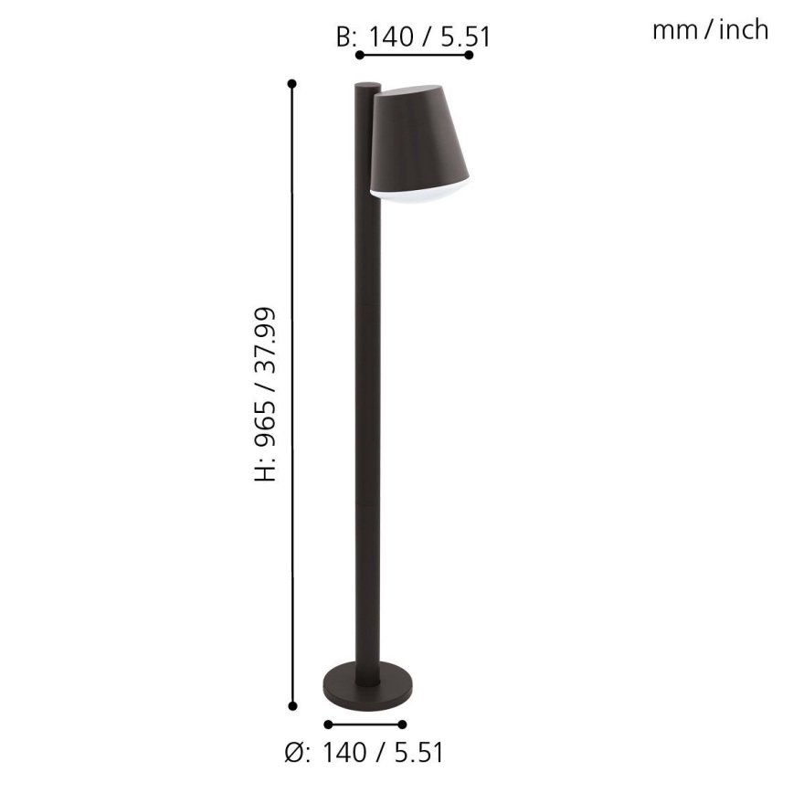 Eglo - Buitenlamp 1xE27/10W/230V IP44