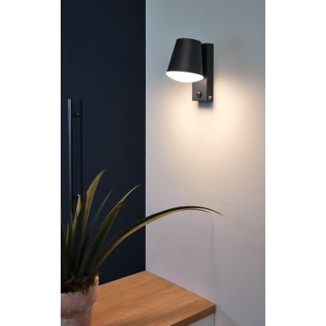 Eglo - Buiten wandlamp met sensor 1xE27/10W/230V IP44