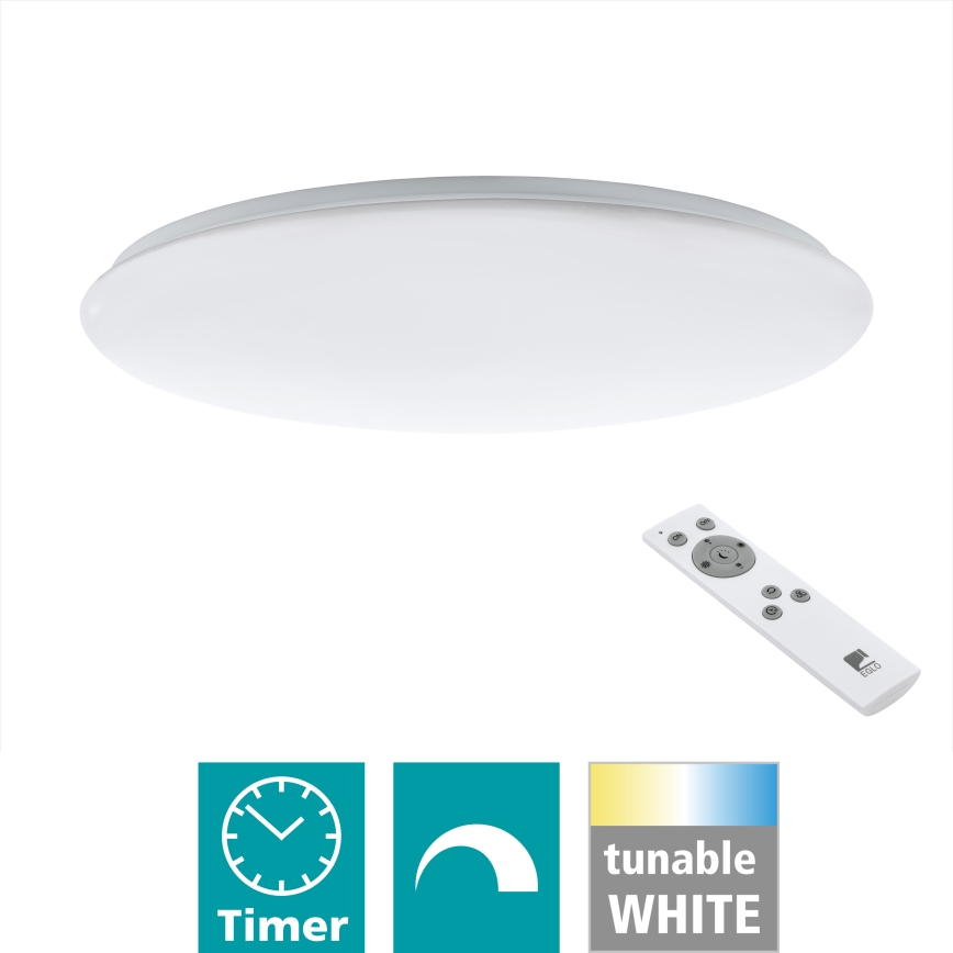 Eglo - Plafonnier LED à intensité variable LED/60W/230V + télécommande