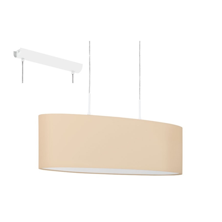 EGLO 97563 - Hanglamp aan koord PASTERI-P 2xE27/60W/230V