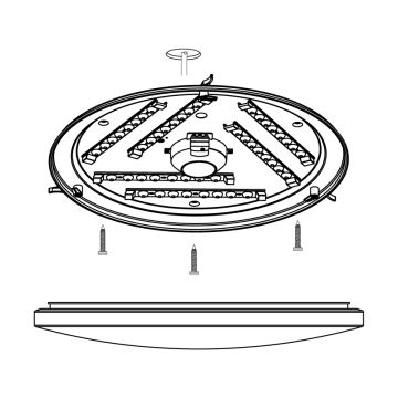 Eglo - plafonnier LED LED/33,5W/230V