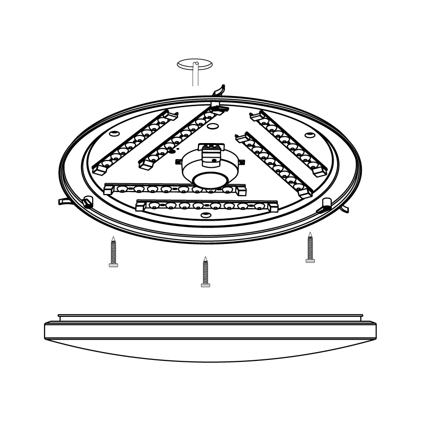 Eglo - plafonnier LED LED/33,5W/230V