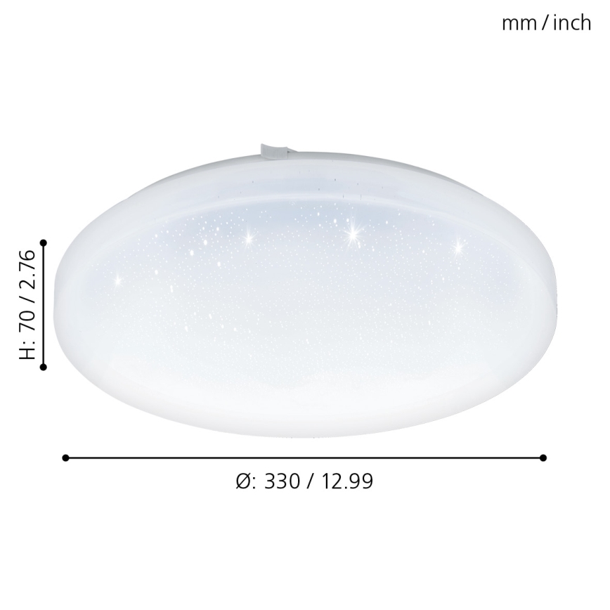 Eglo - LED Plafondlamp LED/17,3W/230V