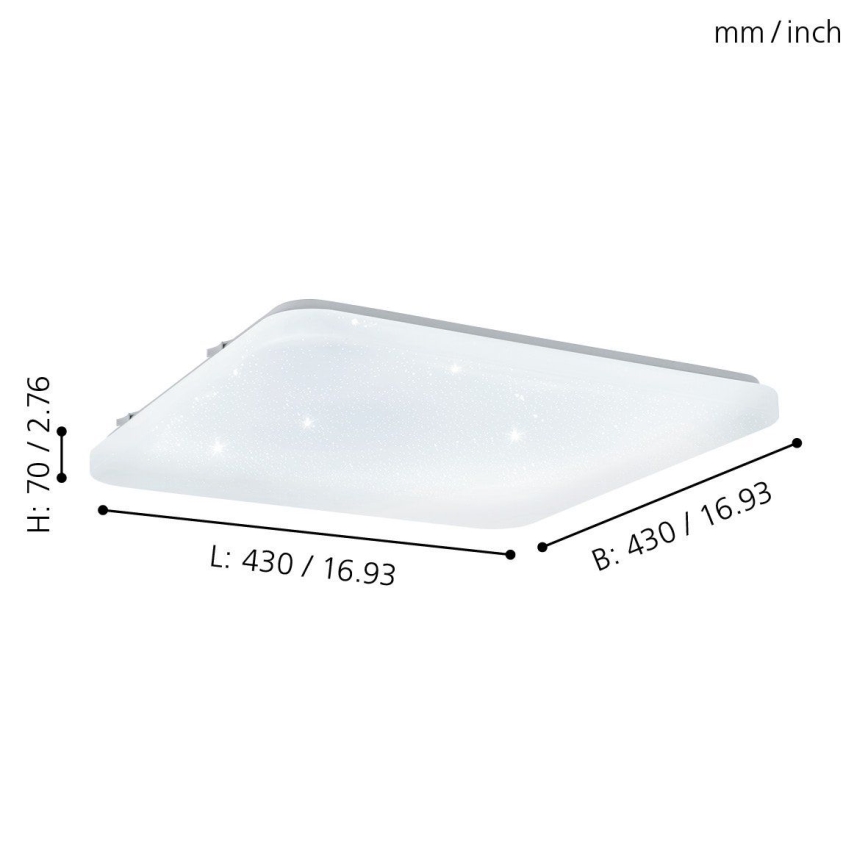 Eglo - LED Plafondlamp LED/33,5W/230V