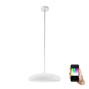 Eglo 98046 - Dimbare LED RGB Hanglamp aan een koord RIODEVA-C LED/27W/230V