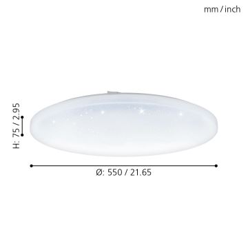 Eglo - LED Plafondverlichting LED/49,5W/230V