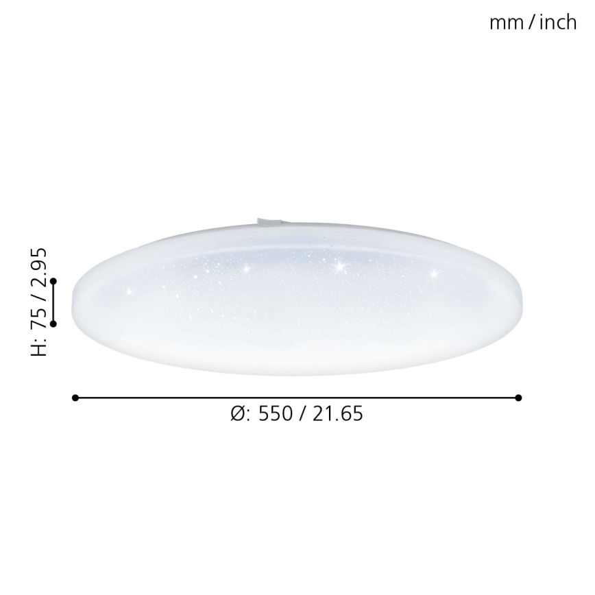 Eglo - LED Plafondverlichting LED/49,5W/230V