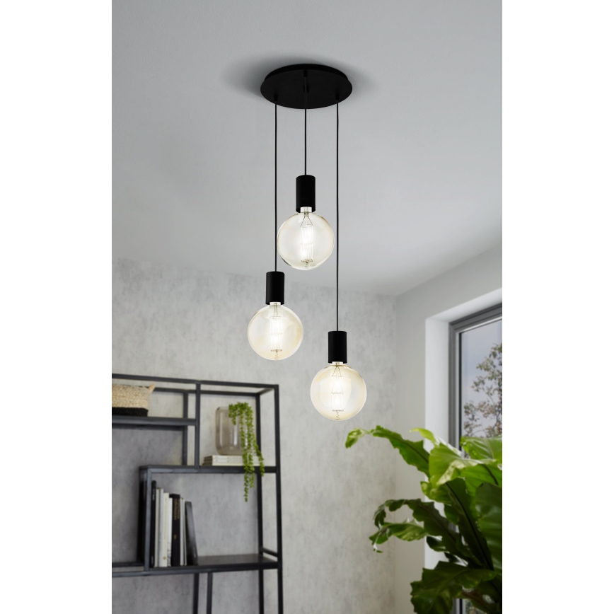 Eglo - Hanglamp aan koord 3xE27/40W/230V