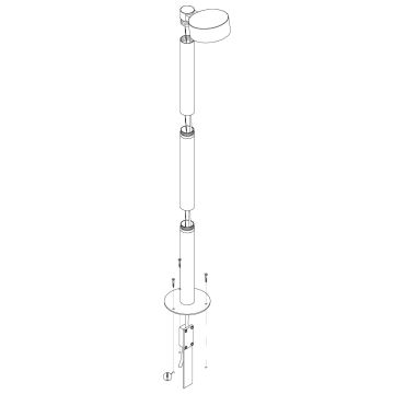 Eglo - LED Buitenlamp LED/6W/230V IP44