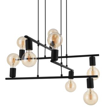 Eglo - Suspension avec fil 8xE27/40W/230V