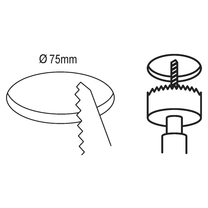 Eglo - Spot encastrable LED LED/2,7W/230V