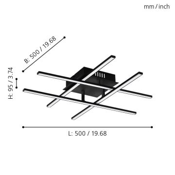 Eglo - LED Plafondlamp LED/5,2W/230V