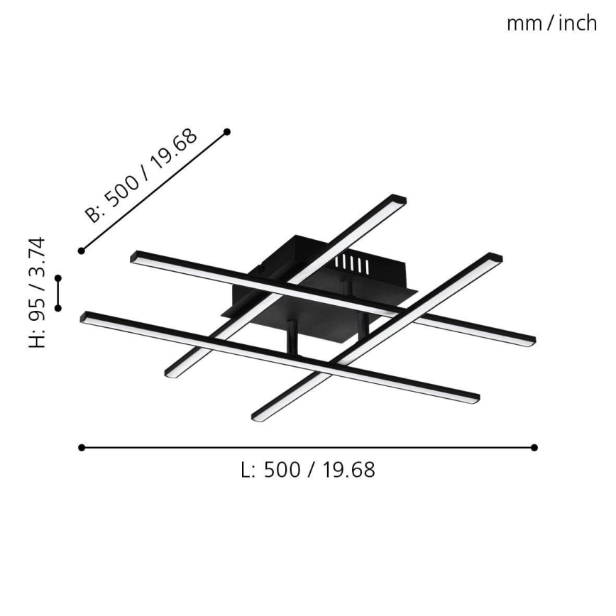 Eglo - Plafonnier LED LED/5,2W/230V