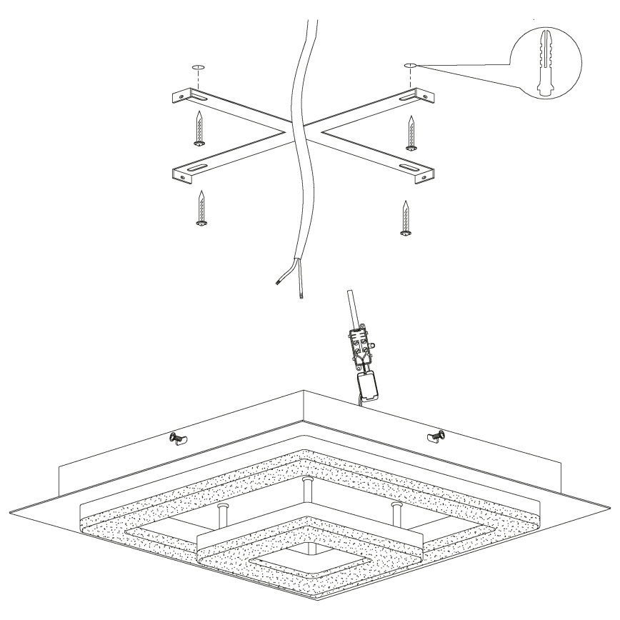 Eglo - Plafonnier LED LED/12W/230V