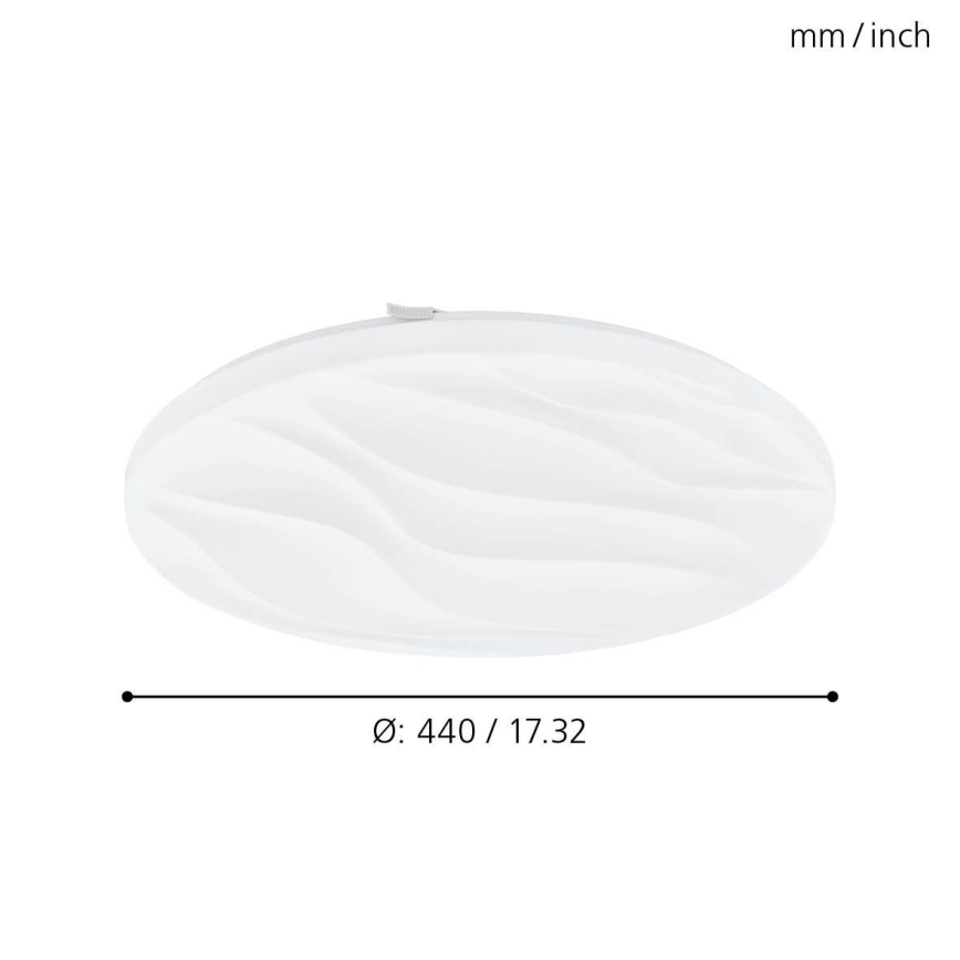 Eglo - LED Plafondlamp LED/22W/230V