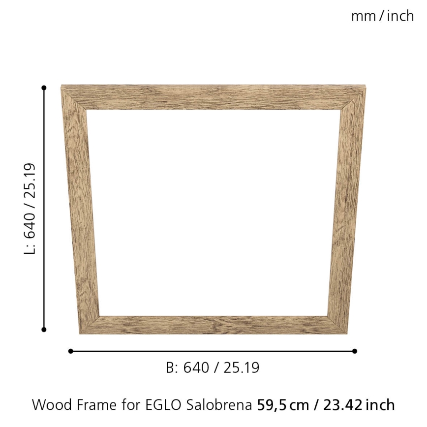 Eglo - Cadre pour luminaire SALOBRENA 595x595 mm