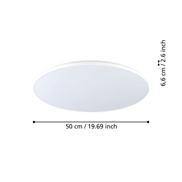 Eglo - LED Plafondlamp LED/29W/230V diameter 50 cm