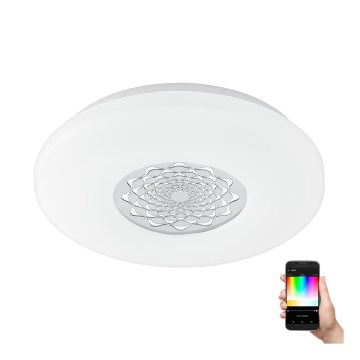 Eglo - Applique murale ou Plafonnier LED RGBW à intensité variable CAPASSO-C LED/17W/230V