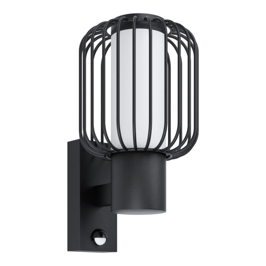 Eglo - Buiten wandlamp met sensor 1xE27/28W/230V IP44