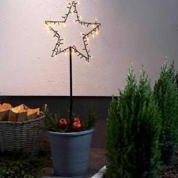 Eglo - Décoration de Noël extérieure LED/4xAA IP44 étoile