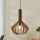 Eglo - Hanglamp aan een koord 1xE27/40W/230V diameter 38 cm beige