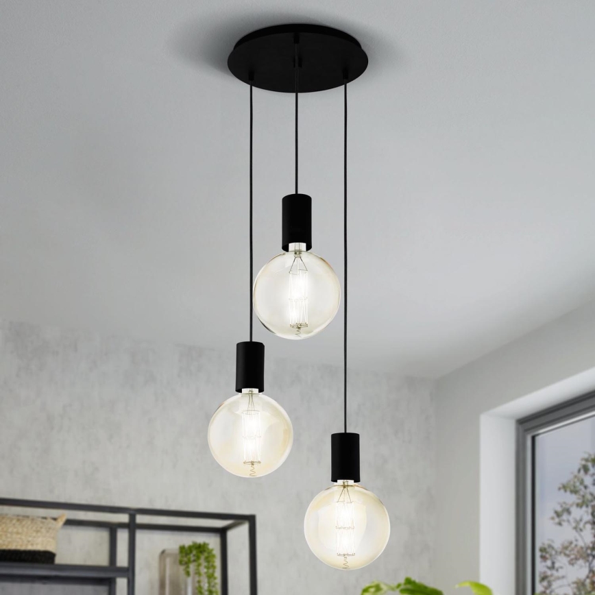 Eglo - Hanglamp aan koord 3xE27/40W/230V