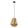 Eglo - Hanglamp aan koord diameter 3cm gouden 1x E27 / 28W / 230V