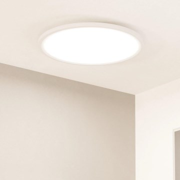 Eglo - Plafonnier à intensité variable LED/41W/230V d. 60 cm blanc