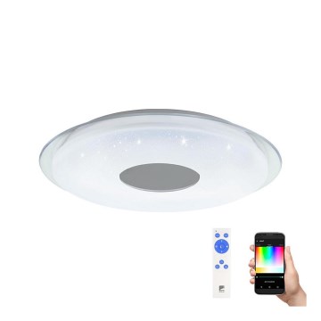 Eglo - Plafonnier à intensité variable LED RGB LANCIANO-C LED/38W/230V + télécommande