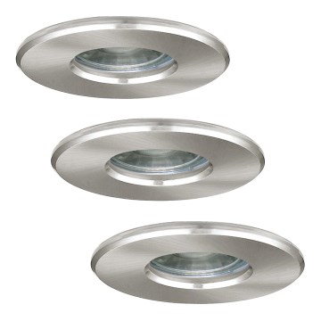 Eglo - SET 3x LED Badkamerlamp IGOA 1xLED/3,3W/230V IP44