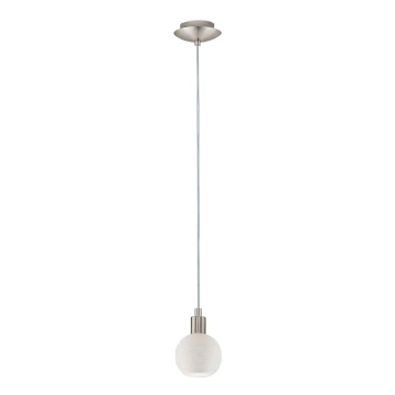 Eglo - Suspension filaire LED MY CHOICE 1xE14/4W/230V  chrome/blanc