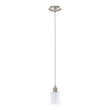 Eglo - Suspension filaire LED MY CHOICE 1xE14/4W/230V  chrome/blanc