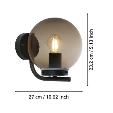 Eglo - Wandlamp voor buiten 1x E27 / 28W / 230V IP44