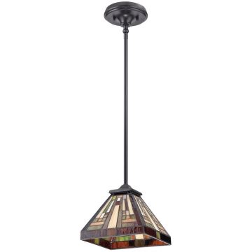 Elstead QZ-STEPHEN-MP - Hanglamp aan een paal STEPHEN 1xE27/100W/230V