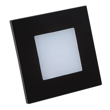 Emithor 48335 - Ingebouwde LED Lamp STEP LIGHT LED/1W/230V zwart