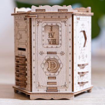 EscapeWelt - 3D houten mechanische puzzel Fort Knox Pro