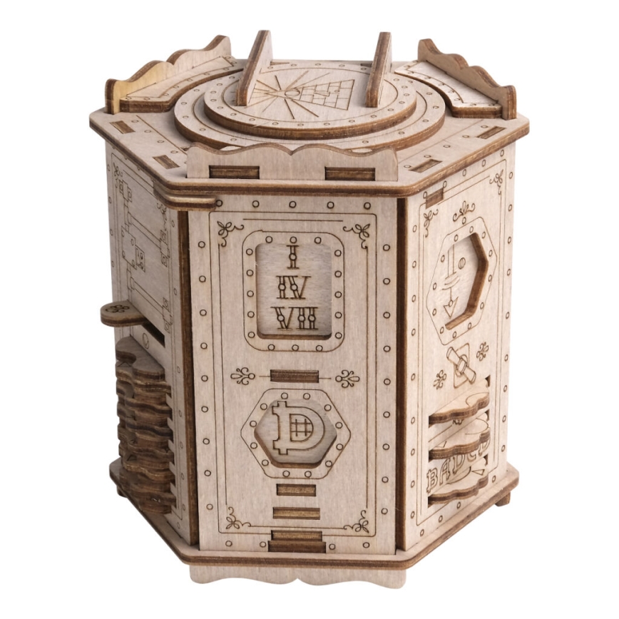 EscapeWelt - 3D houten mechanische puzzel Fort Knox Pro