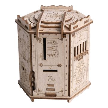 EscapeWelt - 3D houten mechanische puzzel Fort Knox Pro