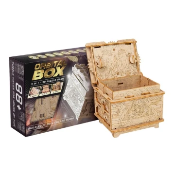 EscapeWelt - 3D houten mechanische puzzel Orbitale doos