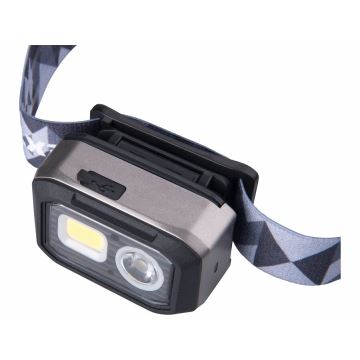 Extol - LED Hoofdlamp met Sensor LED/1000 mAh/3,7V/3xAAA IPX4