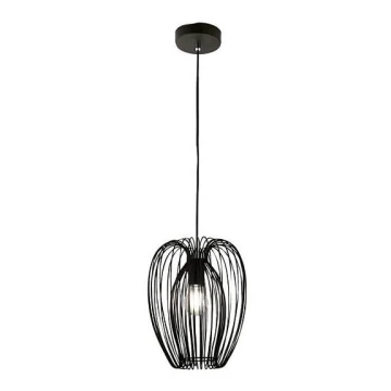 Fabas Luce 3677-45-101 - Hanglamp aan een koord CAMP 1xE27/40W/230V zwart