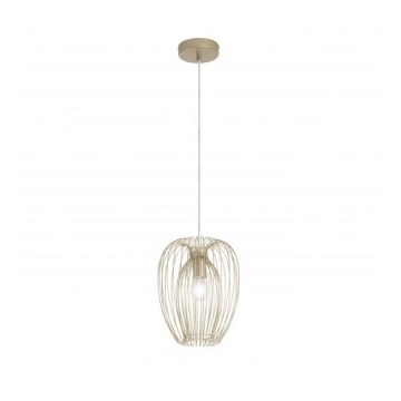 Fabas Luce 3677-45-225 - Hanglamp aan een koord CAMP 1xE27/40W/230V gouden