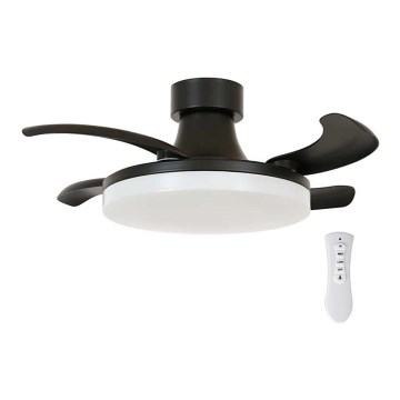 FANAWAY 210665 - Ventilateur de plafond LED à intensité variable ORBIT LED/25W/230V noir + télécommande