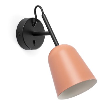 FARO 28275 - Wandlamp STUDIO 1xE14/8W/230V roze/zwart